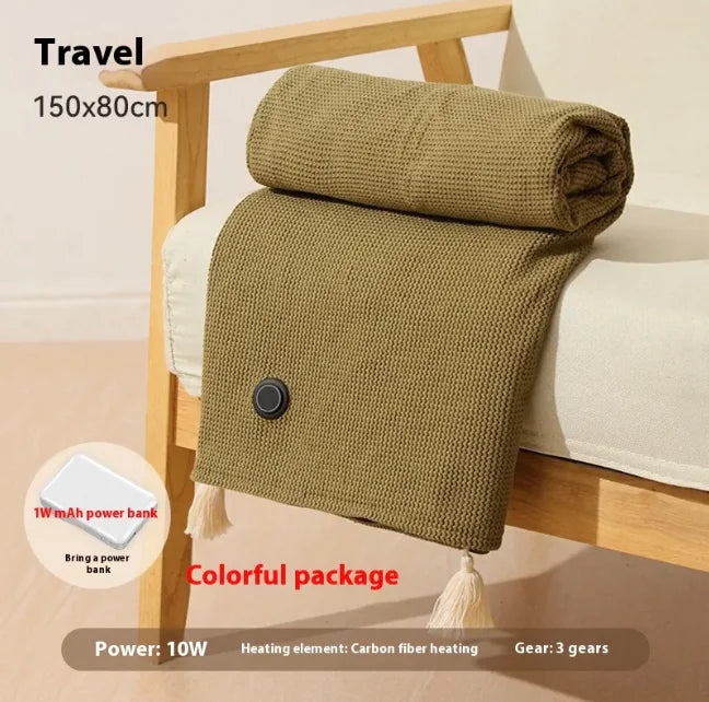 USB Heated Graphene Blanket with 3 Heat Settings
